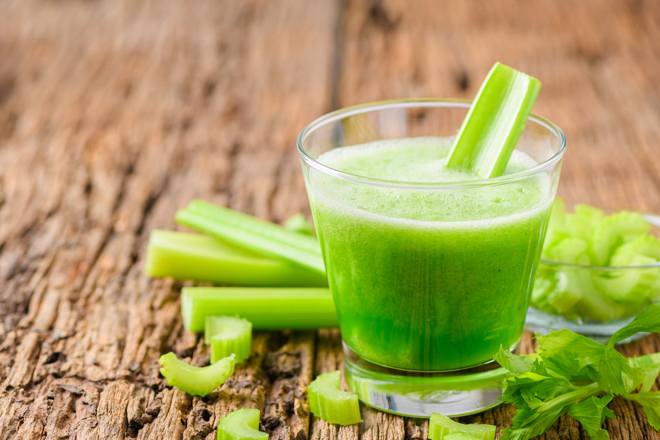 Juicing Celery