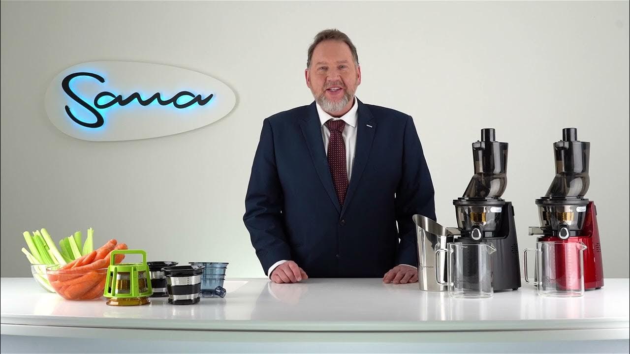 Sana 868 Wide Feed Batch Juicer Features