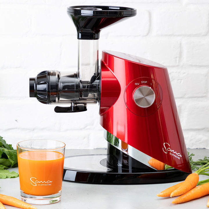 Sana 727 Supreme Masticating Celery Juicer Red