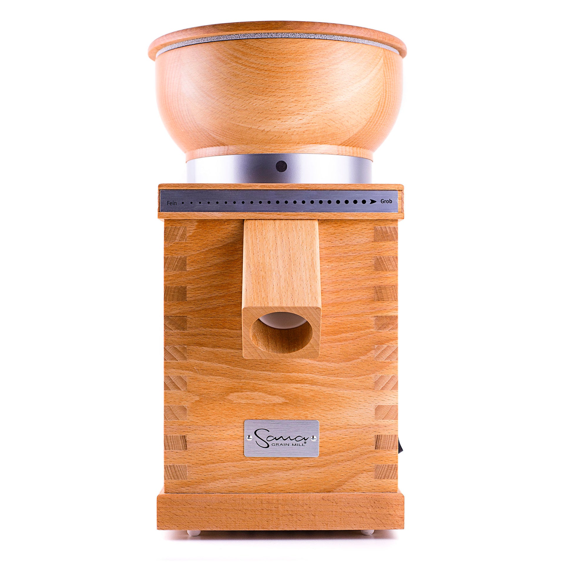 SANA Premium Sold Beech Wood Grain Mill for fine to coarse flour.
