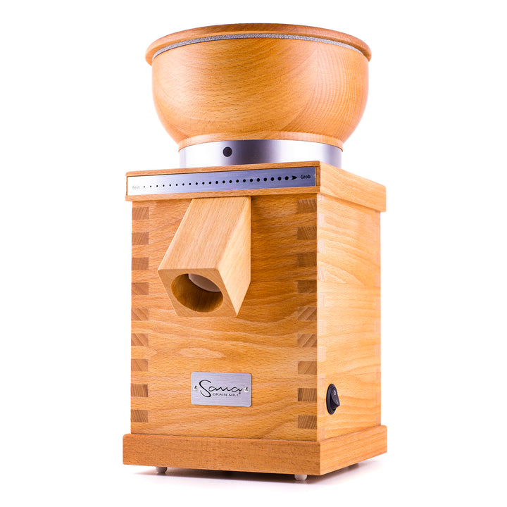 SANA Premium Sold Beech Wood Grain Mill for fine to coarse flour.