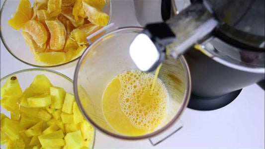 Pineapple Orange Juice with the Sana 848 Juicer