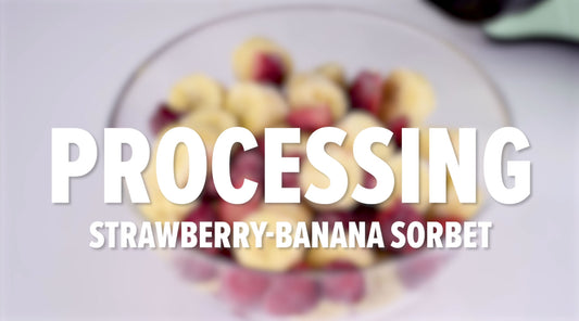 Sana 707 Processing Strawberry-Banana Sorbet