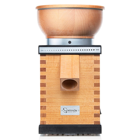 SANA Premium Sold Beech Wood Grain Mill for fine to coarse flour.
