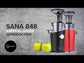 Sana 848 Premium Masticating Vertical Celery Juicer Red